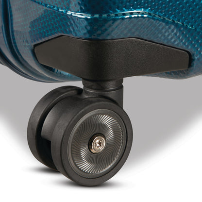 Samsonite Proxis Large Hardside Luggage with Dual Spinner Wheels - Innovative Roxkin™ Lightweight Shell With Ultimate Durability- Includes TSA Lock, Ergonomic Telescoping Handle - Petrol Blue