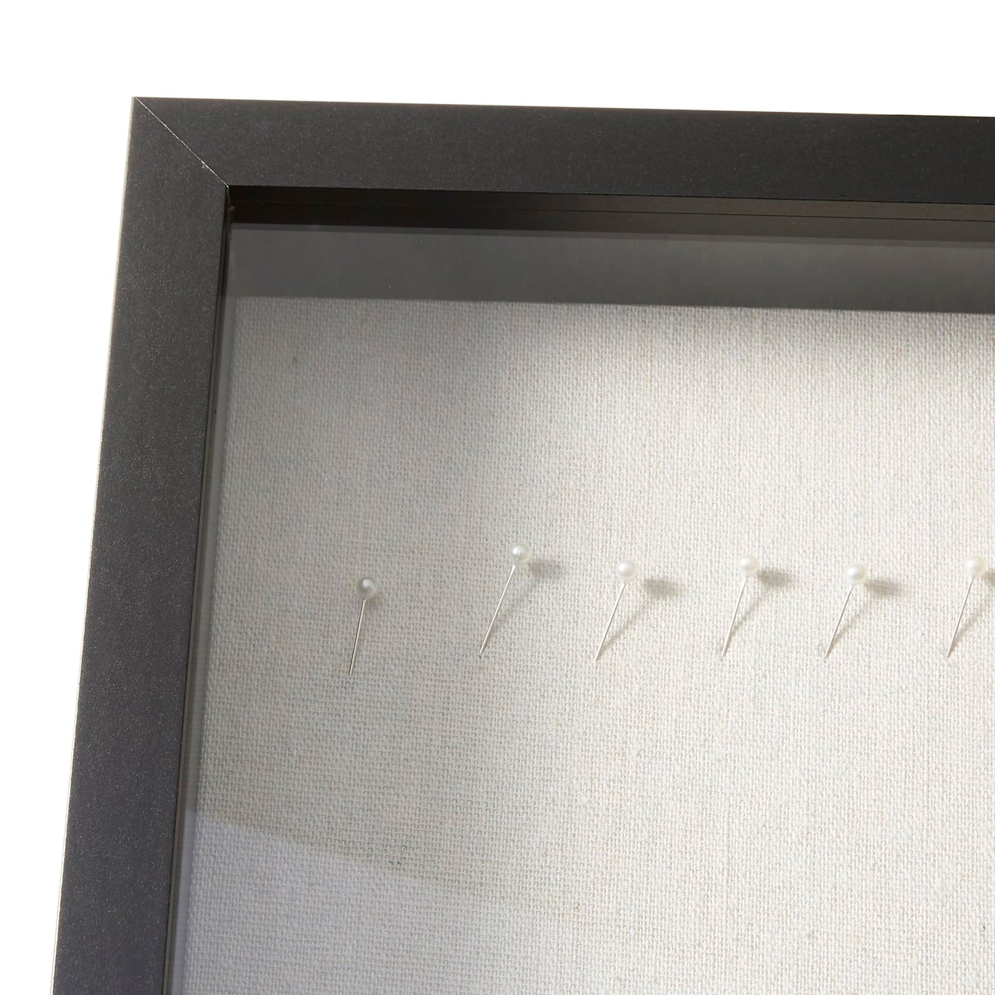 Amazon Basics 11" x 14" Shadow Box Wood Rectangular Frame, Black