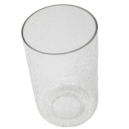 Bubble Seeded Glass Shade, LEDupdates 3 Packs Clear Cylinder for Light Fixture Glass replacement 1" 5/8 fitter