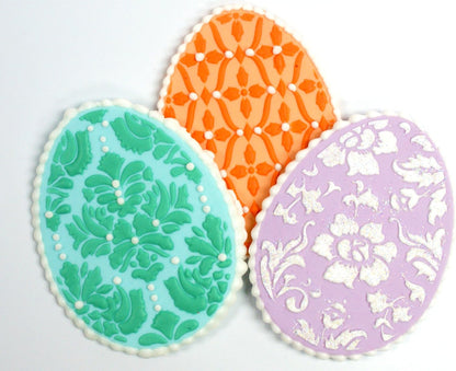 Chic Easter Eggs Stencil Set C813 by Designer Stencils