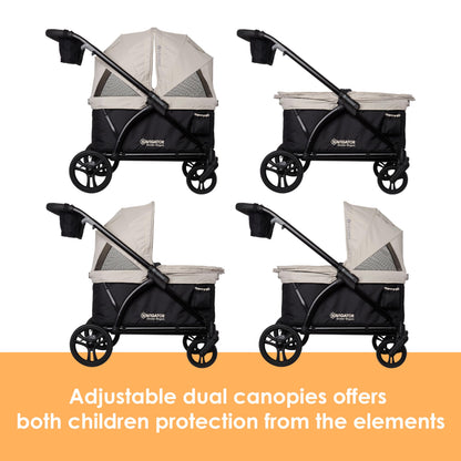 Baby Trend Navigator 2-in-1 Stroller Wagon, Desert Tan