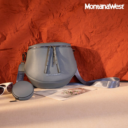 Montana West Large Crossbody Bags for Women Bum Bag Sling Purse with Adjustable Strap