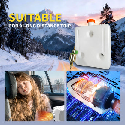 8kW Diesel Heater 12V，All-in-One Water - Air Heater with LCD Display,Automatic Water Temperature Control,for RV Water Tank Heating,Diesel Parking Heater for RVs, Trucks, Ships