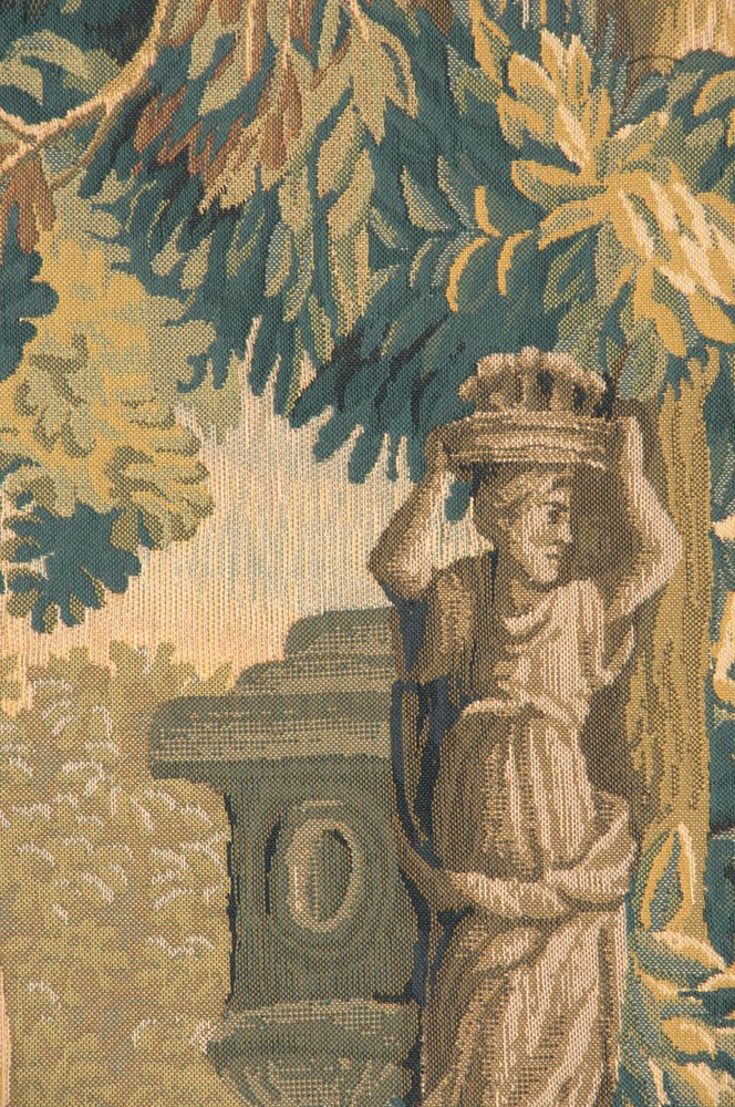 Villa Garden Classic Belgian Tapestry Wall Hanging - 62 in. x 66 in. Cotton/Viscose/Polyester by Charlotte Home Furnishings