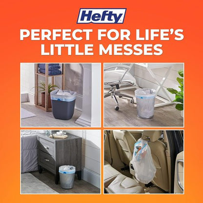 Hefty Small Trash Bags - Fabuloso Scented, 4 Gallon Size, 52 Count Pack