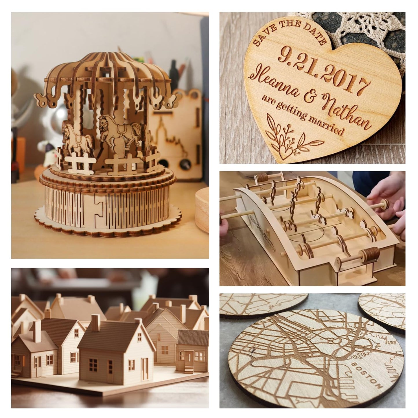 VKIZA 54 Packs Basswood Sheets 12"x12"x1/8", 3mm Basswood for Laser Cutting and Engraving, Thin Plywood Board Unfinished Wood for Crafts, DIY Ornaments and Architectural Model, Wood Burning.