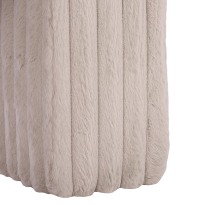 SAFAVIEH Home Collection - Arihana Curved Waterfall Bench, Beige Upholstered Seating (BCH6405A)