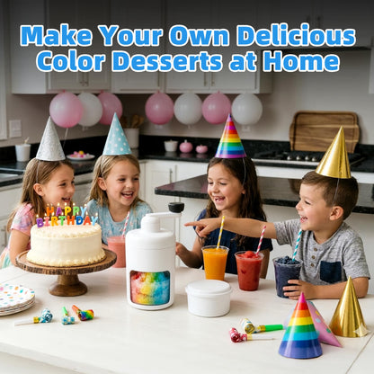 Shaved Ice Maker, Ice Shaver Slushie Machine, Snowcone Maker for Kids Birthday Party, House Warming Gifts New Home, Kitchen Gift Ideas, White