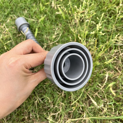 ZNTVW A/C Drain Lines Cleaner Tool in Wet Vac Attachment To Unclog And Evacuate, ABS Plastic Vacuum Hose Compatiable With Most PVC Pipe Sizes, Easy To Use, Grey