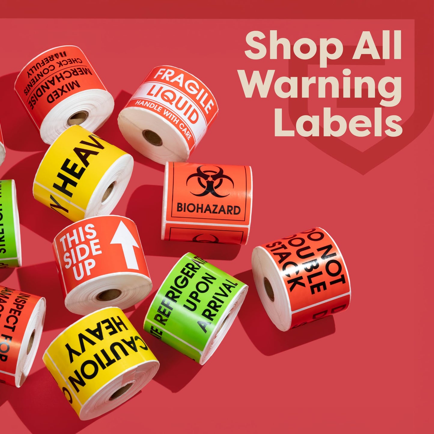 3" X 5" Freeze Upon Arrival Shipping Stickers (500 Labels, 1 Roll) Water-Resistant Temperature Handling and Packing Labels with Permanent Adhesive - Aegis Adhesives