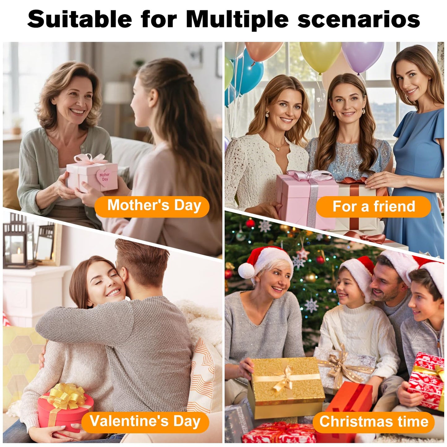 Automatic Dumpling Press Maker Machine, Household Easy Quick Electric Dumpling Maker Press Machine with Empanada Maker Press,Dough Cutters,Spoon and Brush- For Home Kitchen Christmas Birthday Gifts