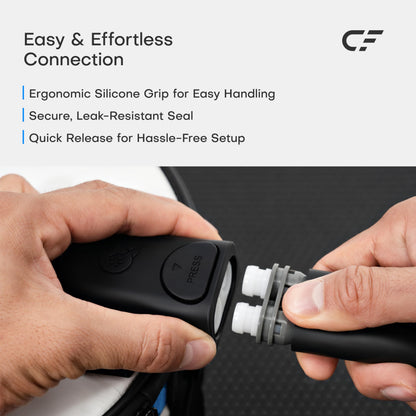 CF-1 Cold Therapy Machine for Knee Surgery Recovery, Quiet Ice Therapy System for Home Bedside Overnight Use with Programmable Timer, Large Capacity Cooling for ACL, TKR, Knee Replacement