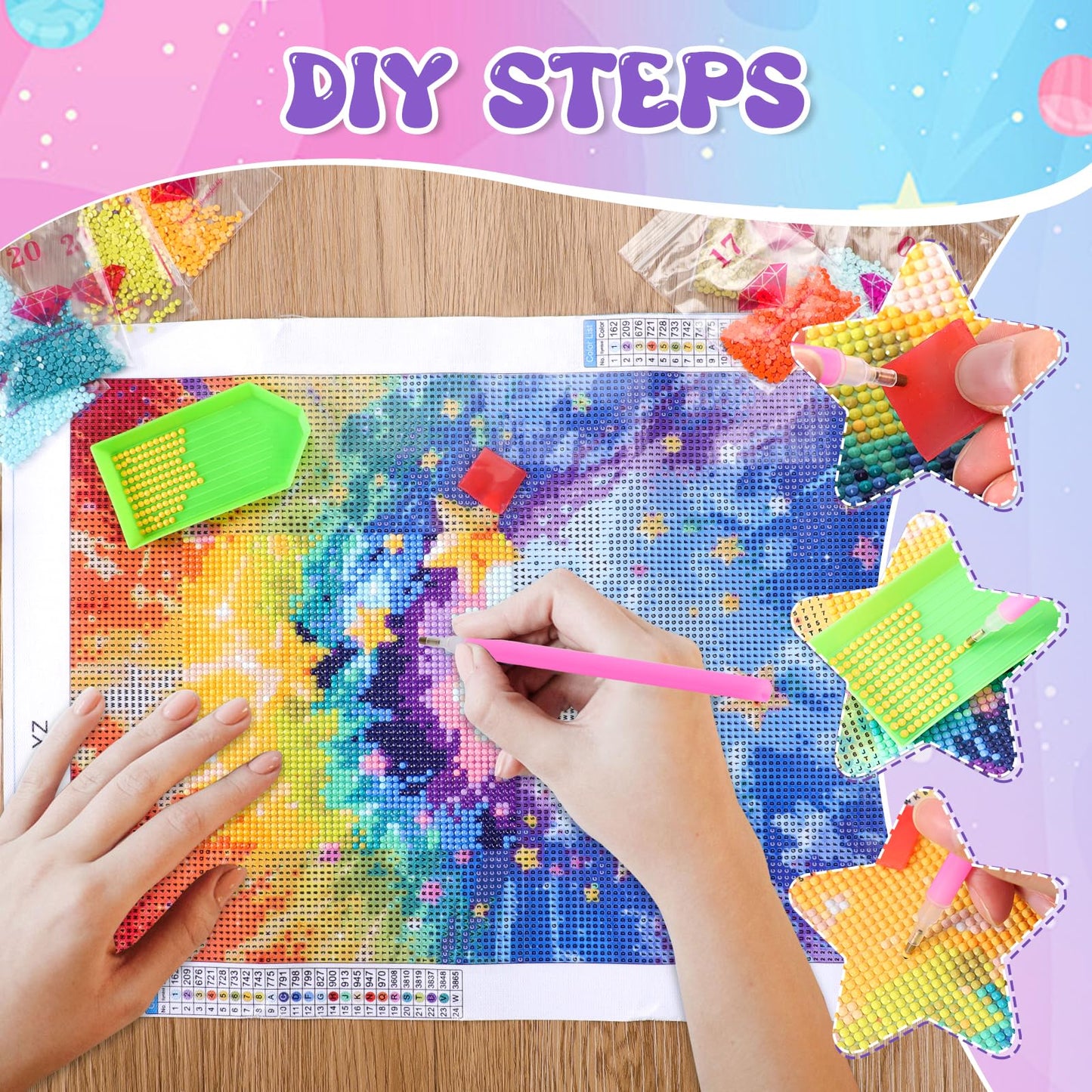 BRTITA The Black Dress Dancer Diamond Painting Kit for Adult, DIY Full Drill Diamond Art for Beginner, 5D Gem Dots Kits Painting Crafts for Home Decor 12x16in / 30x40cm