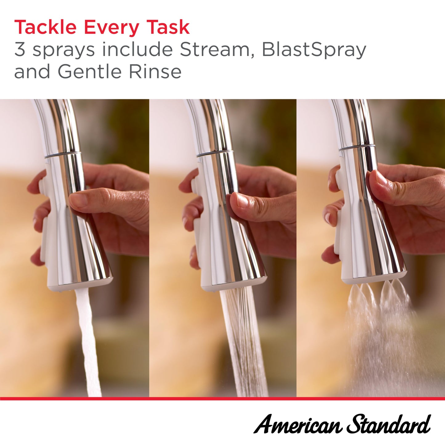 American Standard 104880DC00 Aspirations Touchless Pull-Down Kitchen Sink Faucet, 1.8 GPM, Stainless Steel