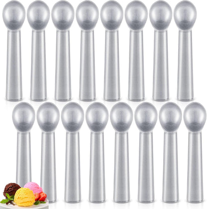 16 7 Inch Frozen Gejoy Pcs Ice Cream Scoop Nonstick Anti Freeze Ice Cream Scooper Aluminum Design Dessert Spoon