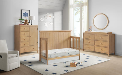 Soho Baby Everlee Chifferobe, Honey Wood