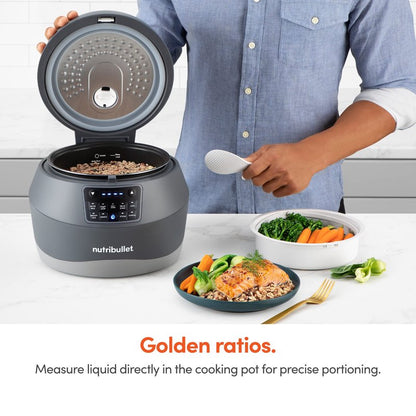nutribullet EveryGrain Cooker, 11"D x 11"W x 9"H