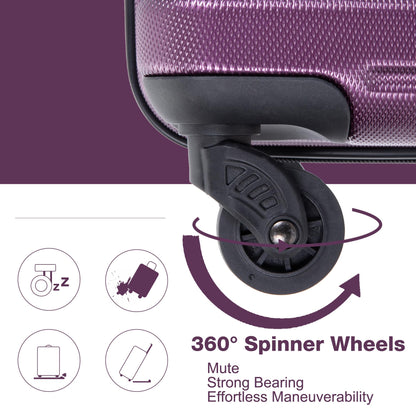 SPOFLYINN Modern, Dark Purple, One Size