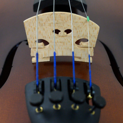 Ricard Bunnel G2 Violin Outfit 1/8 Size - Carrying Case and Accessories Included - Solid Maple Wood and Ebony Fittings By Kennedy Violins