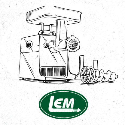 LEM Products Adjustable Burger Press, Non-Stick, Heavy-Duty Aluminum
