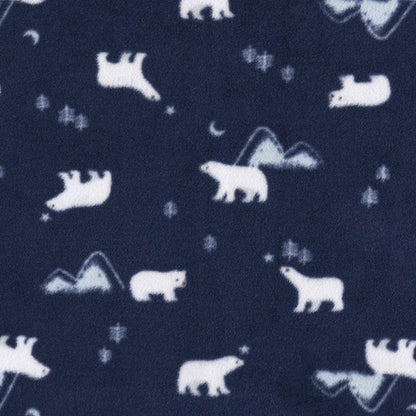 Gerber Baby Unisex Fleece Wearable Blanket, Polar Bears, 0-6 Months