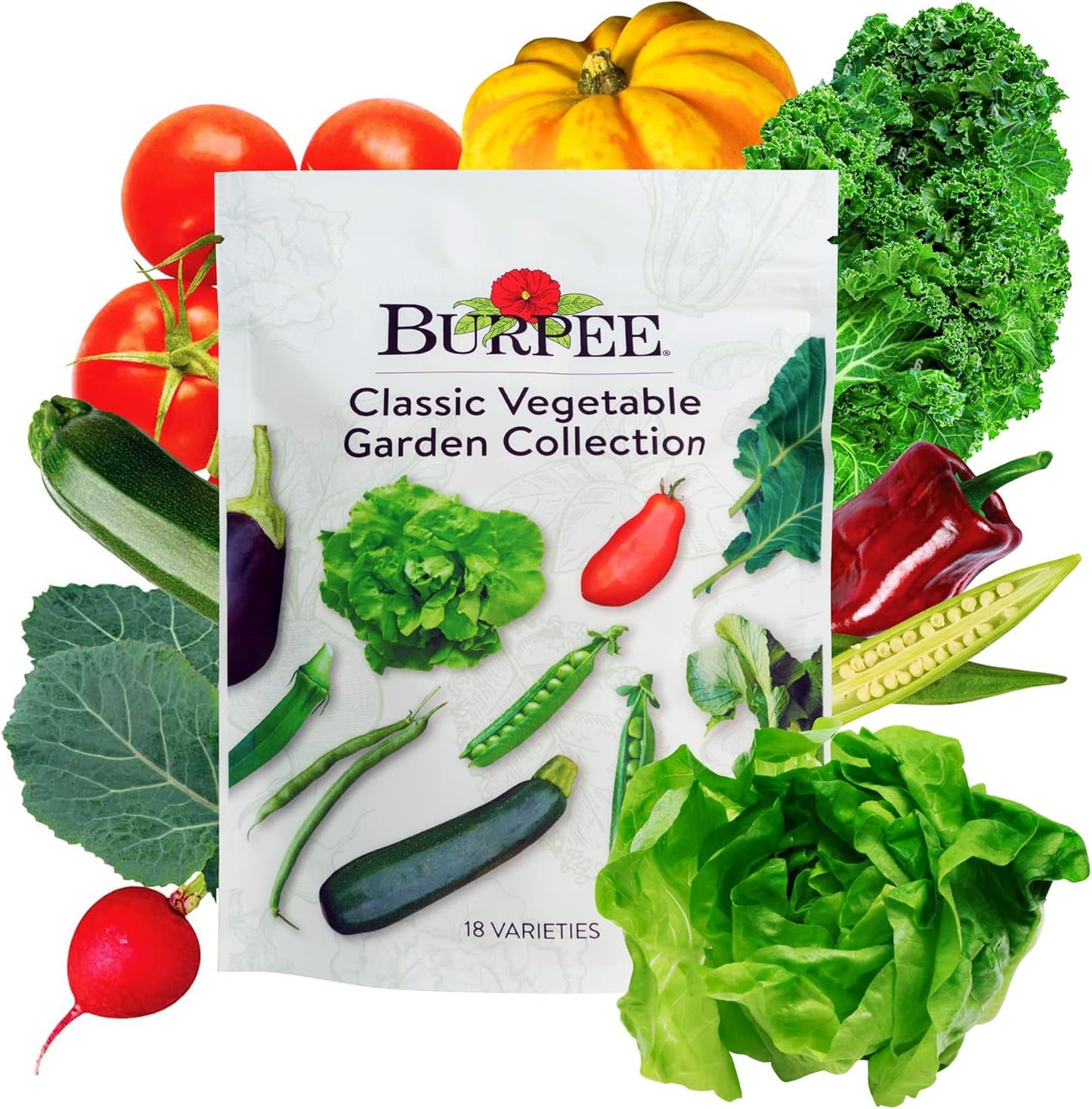 15,000+ Burpee Heirloom Vegetable Seeds - Seeds - Beans, Beets, Cauliflower, Celery, Collards, Cucumber, Eggplant