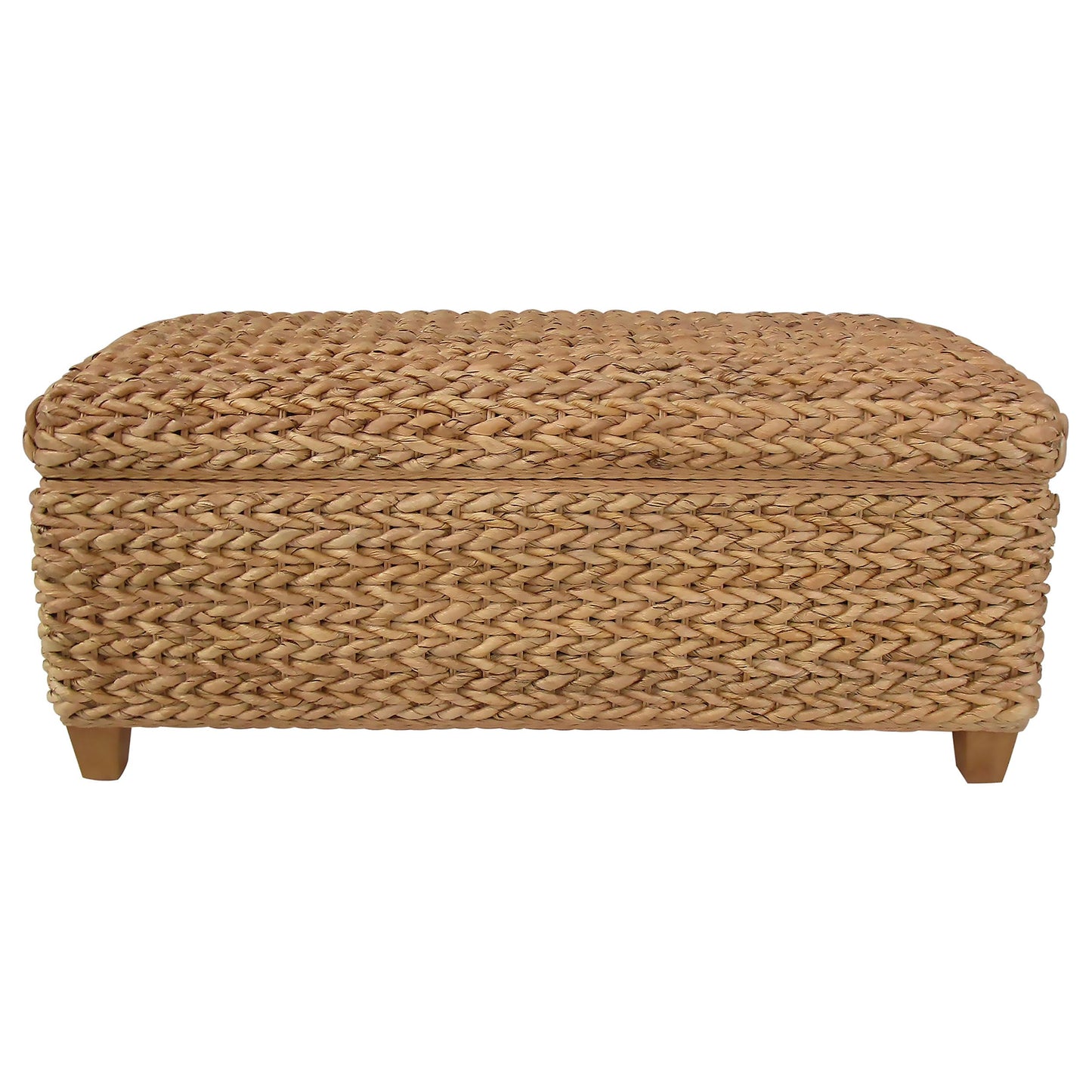 Coaster Home Furnishings - Laughton - Banana Leaf - Storage Bench with Lift-Top Lid and Soft-Close Hinges - Entryway Room - Natural - 500215NTL