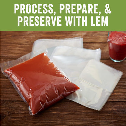 LEM Products MaxVac Pro Chamber Vacuum Sealer Bags, 8 x 10 Inches, 250 Count, Compatible with Chamber Sealers