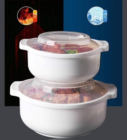 Zdesign Microwave Ramen Cooker - Noodle or Soup Bowl for Breakfast, College Dorm Essentials, Dishwasher-Safe