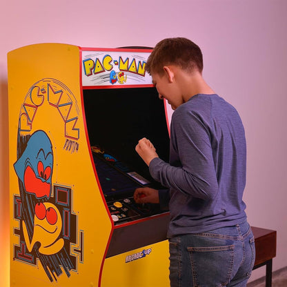 Arcade1Up PAC-Man Deluxe Arcade Machine for Home - 5 Feet Tall - 14 Classic Games