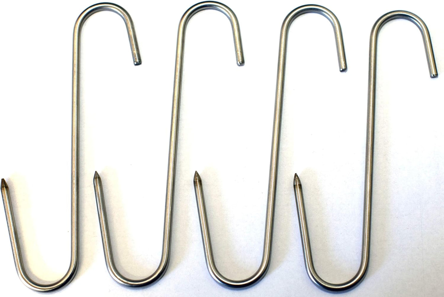Stainless Meat Hooks, Smoker Hook, 7", 4 Pack