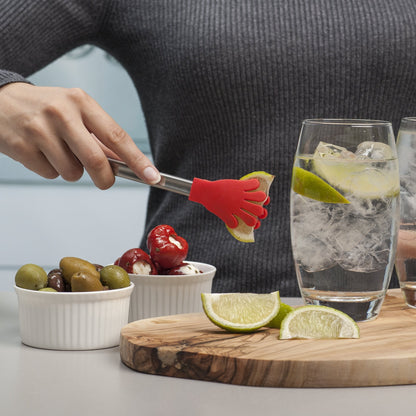 Kitchen Innovations J130DISP 7" Silicone Handy Tong