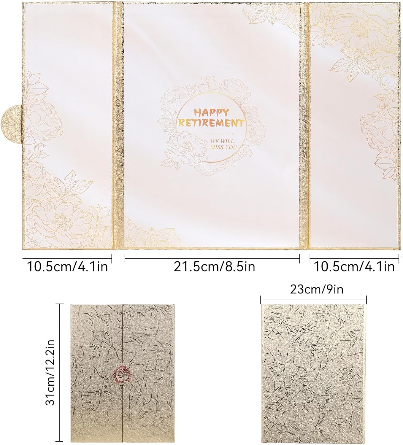 Retirement Party Decorations - Happy Retirement Guest Book Alternative, Gifts for Women Men, Farewell Party Supplies