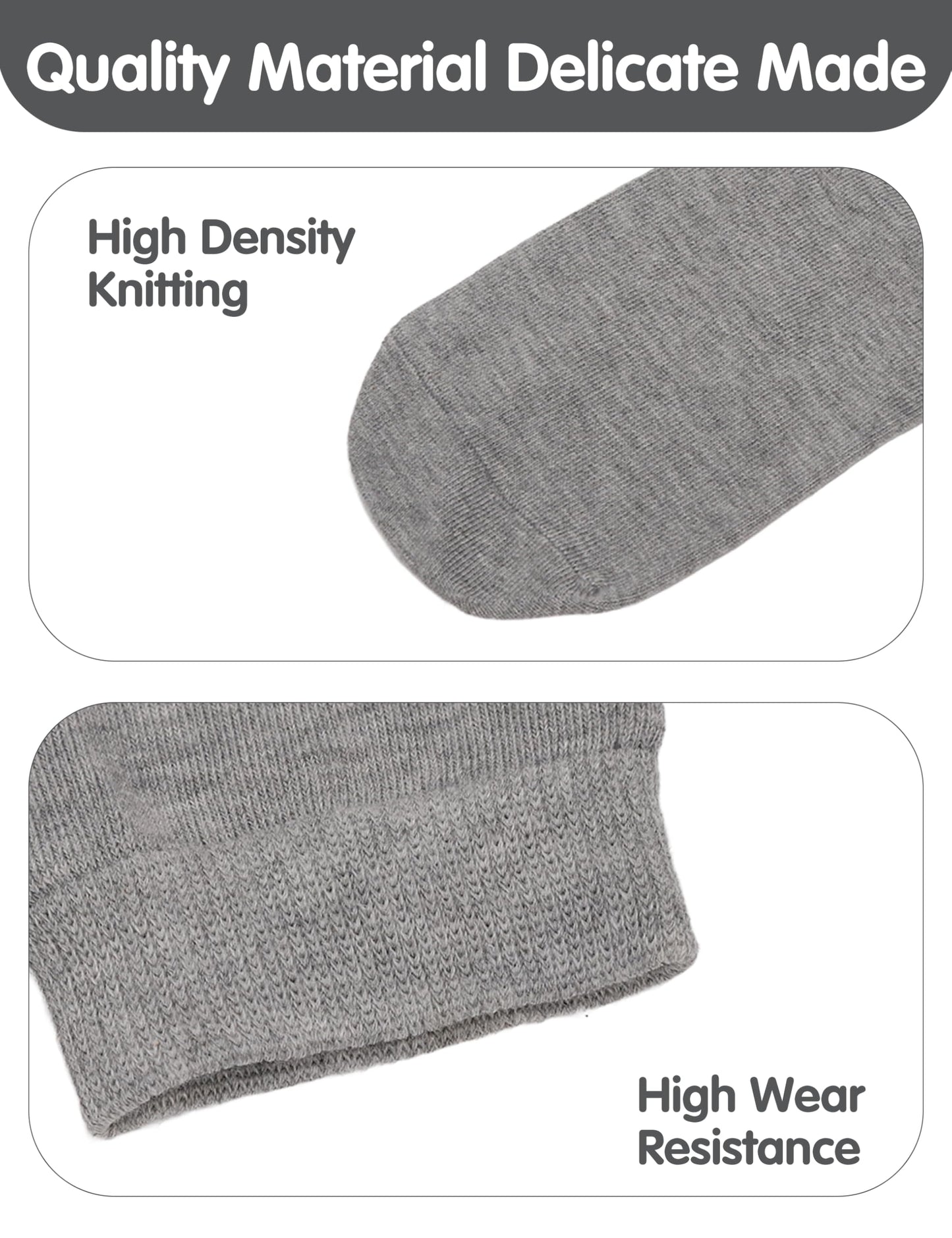 Amputee Sock Prosthetic Socks 5pcs, Soft Breathable Protective Stump Sock Elastic Thickened Cotton, Protective Stump Socks Prosthetic for Below the Knee Amputees (M)