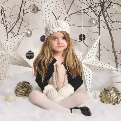 Sumind Winter Fake Snow Decoration - Fluffy Artificial Cotton Fiber for Crafts & Home Decor | White
