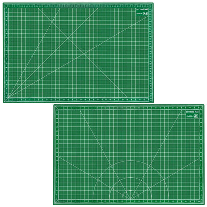 Tujurich Self Healing Cutting Mat, 23" x 35", Double-Sided Rotary Cutting Mat for Sewing, Quilting, Scrapbooking, Fabric & Craft Cutting Board, (A1), Green