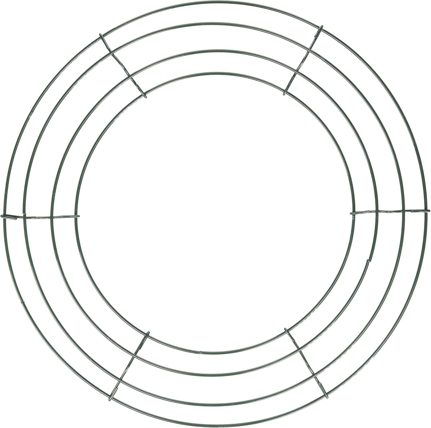 Green Panacea Wire Wreath Frame, 12 Inch, 1 Foot (Pack of 1)