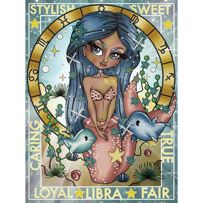 DIAMOND DOTZ Libra Diamond Painting Kits for Adults - Diamond Art Kits a Relaxing Creative Craft Kit with Dotz Gems 15.8x11.8