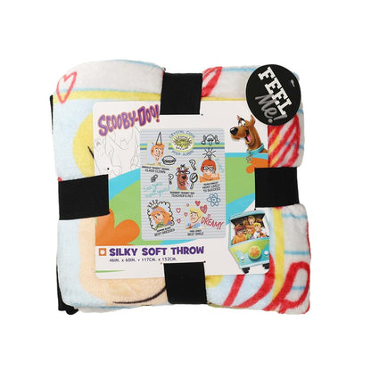 Northwest Scooby Doo Silk Touch Throw Blanket, 46" x 60", GH School Memories