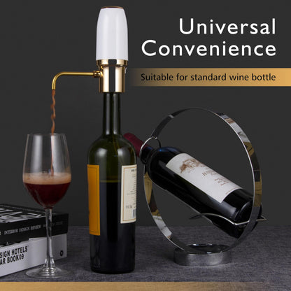 SYNWONG wine aerator Electric,Wine Aerator, Electric Wine Decanter, Wine Aerator Pourer Spout, Wine Dispenser, Wine Accessories， Best Gifts for Wine Lovers