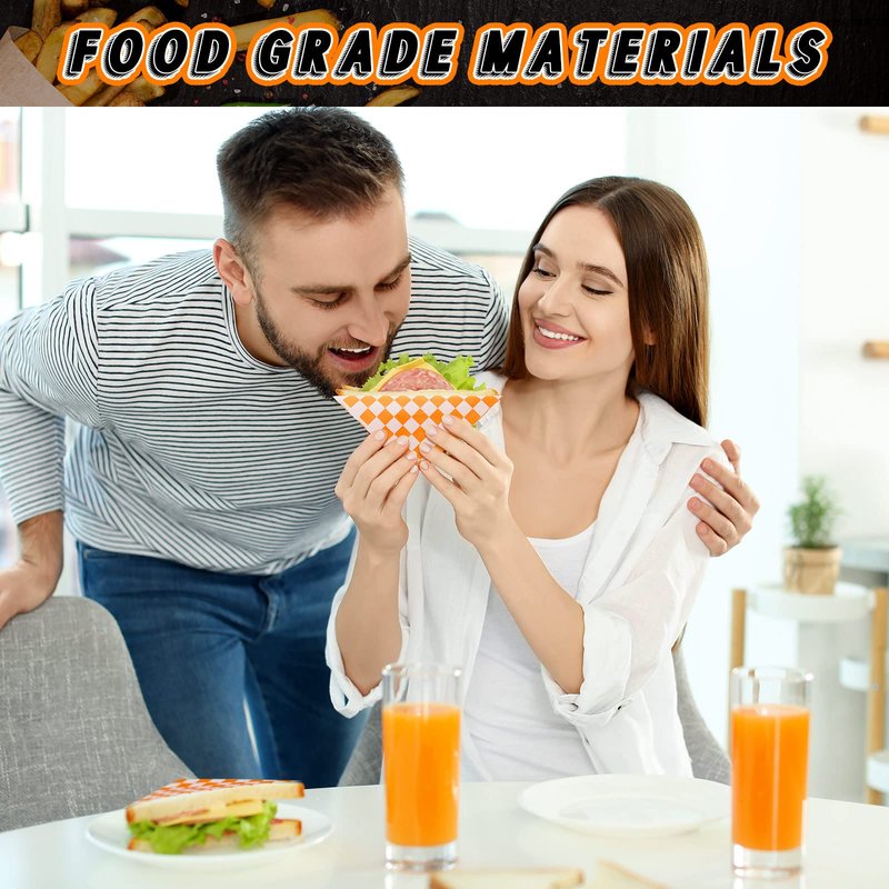 Fuutreo 2000 Sheets Squares Deli Paper Sheets Dry Checkered Deli Liner Safe Disposable Wax Paper Microwavable Food Basket Liners for Baking Wrapping Bread Sandwiches Hamburger, 12 x 12 Inch, 10 Colors