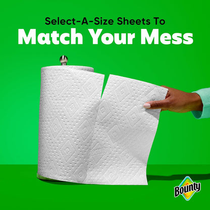 Bounty Select-A-Size Paper Towels - White, 2 Triple Rolls for Ultimate Absorbency