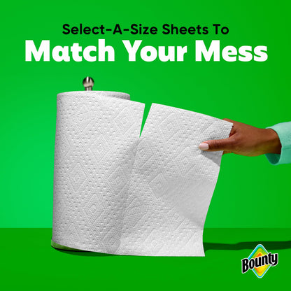 Bounty Select-A-Size Paper Towels, White, 8 Triple Rolls = 24 Regular Roll