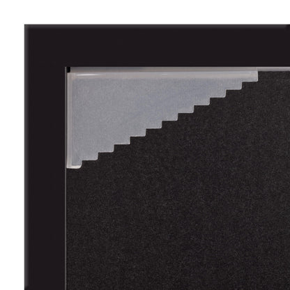 Gallery Solutions - Black Wood Wall Frame 11"x14" - Premium Quality - Rectangular Wall Mount - Classic Design for 8"x10" Photos - Ready-to-Hang - Enhance Your Home or Office Décor with this Elegant Frame - Ideal for Showcasing Memories