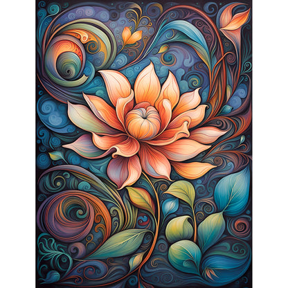 Huacan Diamond Art Kits for Adults Flower AB Drills Diamonds Painting Kit DIY Full Round Drill Paintings for Home Wall Decor Picture Size 12 * 12 Inch (Flower 5)
