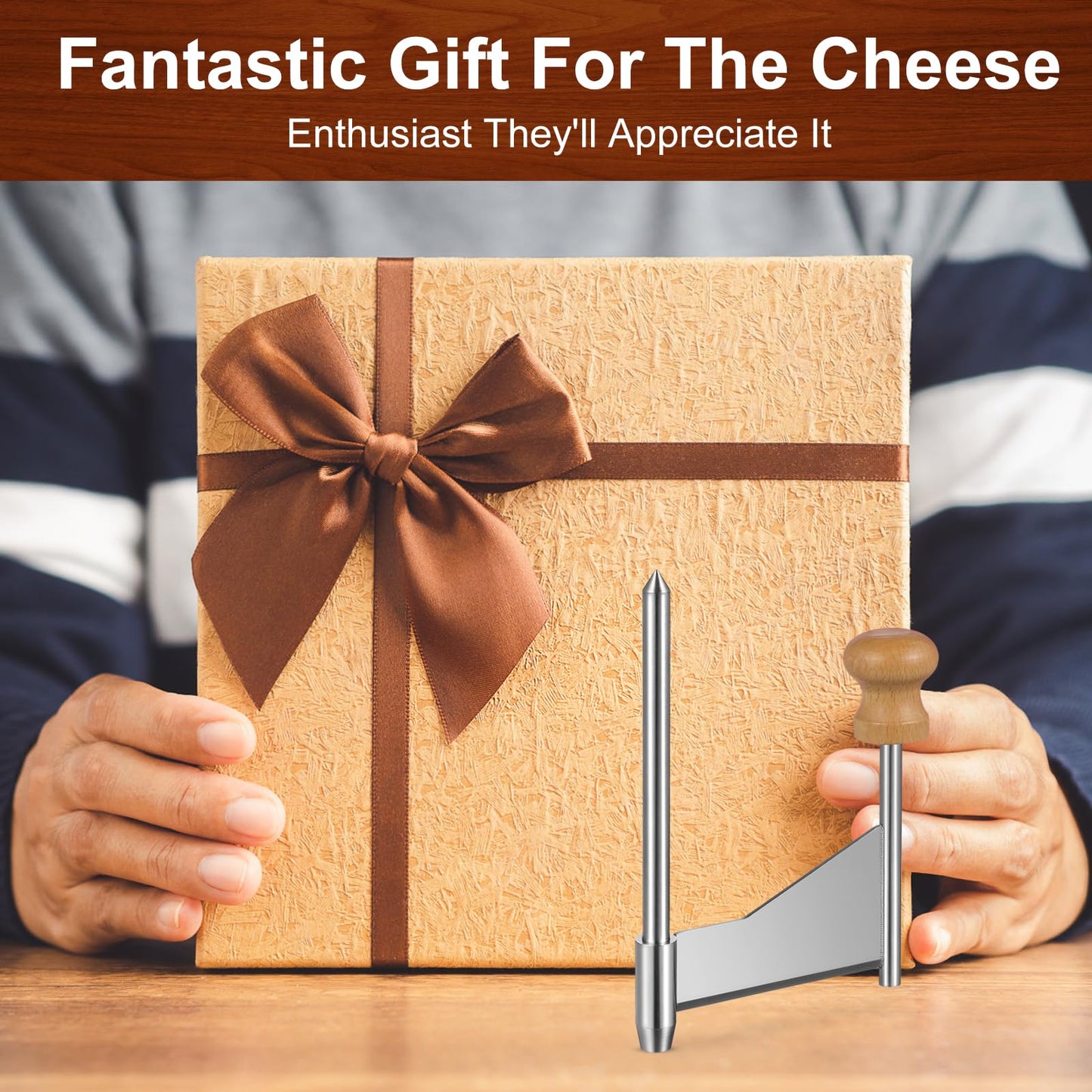 Homoyoyo Cheese Curler Wheel: Stainless Steel Cheese Butter Chocolate Shaver to Create Beautiful Rose-Shaped Cuts Revealing Its Rich Flavor for Restaurants, Cafes, Dessert Shops, Home (Slicer Only)