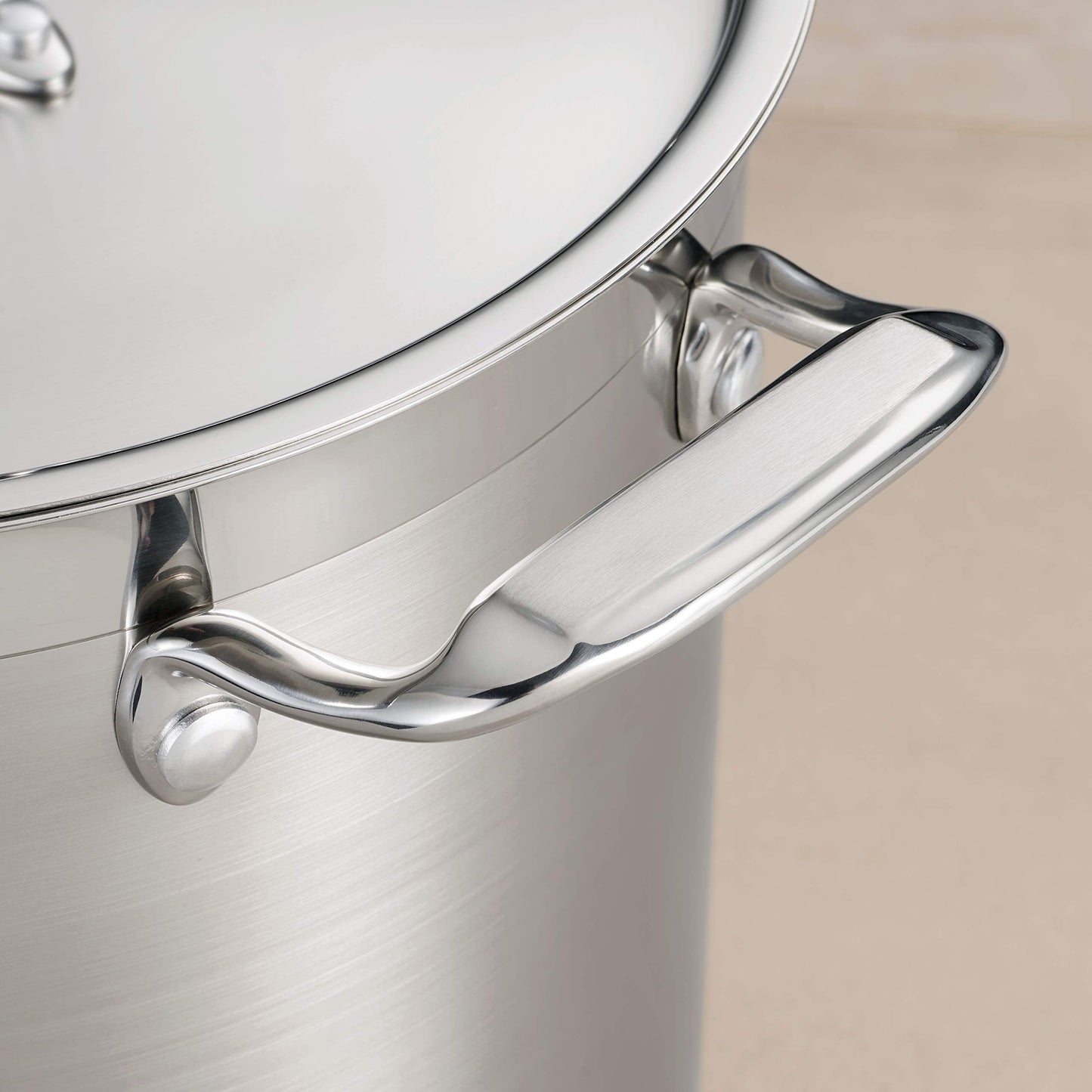 Tramontina Gourmet Stainless Steel 16-Quart Stock Pot with Lid