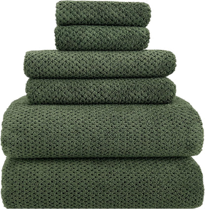 29x59 Inch Set 6 80% 6 YTYC Bath Towels of Large, Super Soft Lint Free Lightweight Microfiber Shower Towels