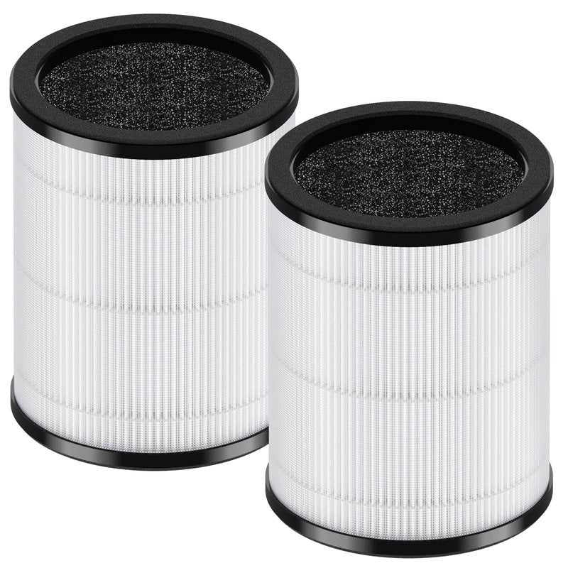 SAKEGDY KJ80 Replacement Filter with 3-IN-1 Filtration System - Compatible with Druiap KJ80 Air Clean Purifier | H13 True HEPA Filter - Part# AF3080 | 2 Pack (Not Compatible with Model-KJ150 Purifier)