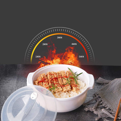 Zdesign Microwave Ramen Cooker - Noodle or Soup Bowl for Breakfast, College Dorm Essentials, Dishwasher-Safe